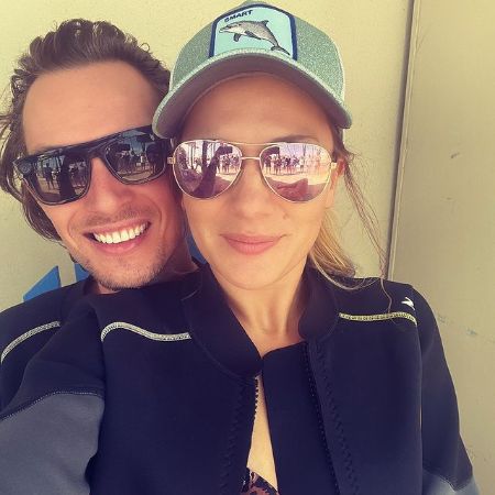 Picture of Ariana Savalas's with her boyfriend Maarten